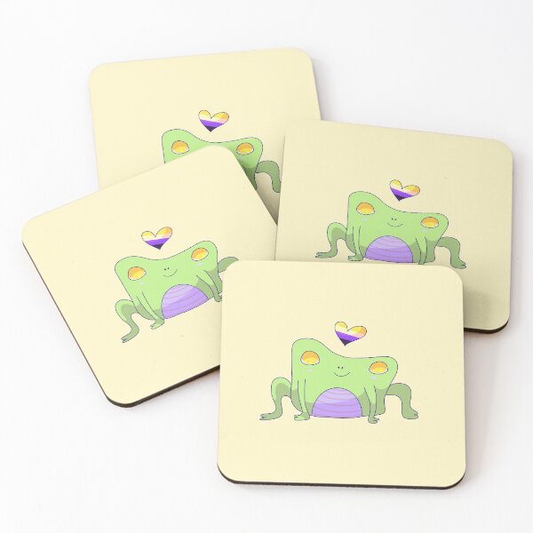 Item preview, Enby Pride Frog designed and sold by ForTheFrogWar.