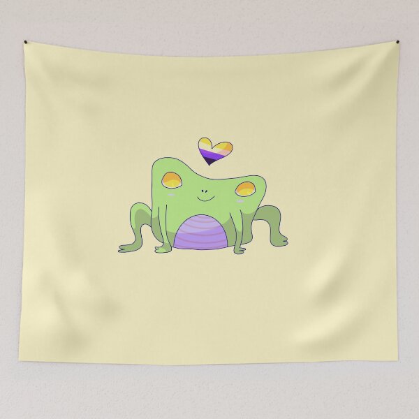 Item preview, Enby Pride Frog designed and sold by ForTheFrogWar.