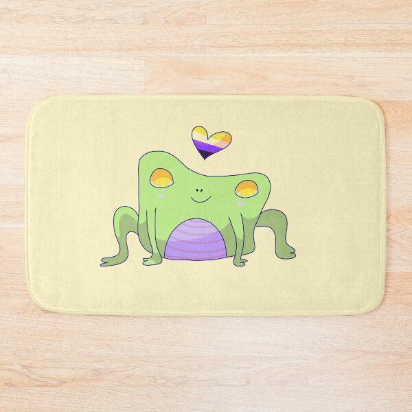 Item preview, Enby Pride Frog designed and sold by ForTheFrogWar.