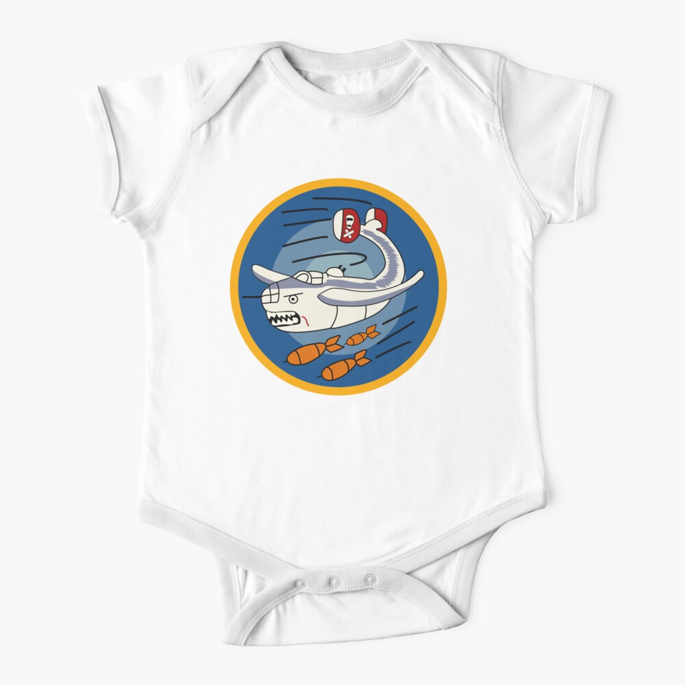 Moby Dick 3th Squadron Emblem Baby One Piece By Warbirdwear Redbubble