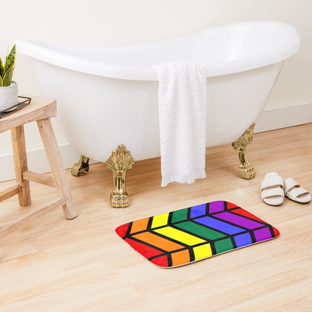 Item preview, Bath Mat designed and sold by rainbowarray.