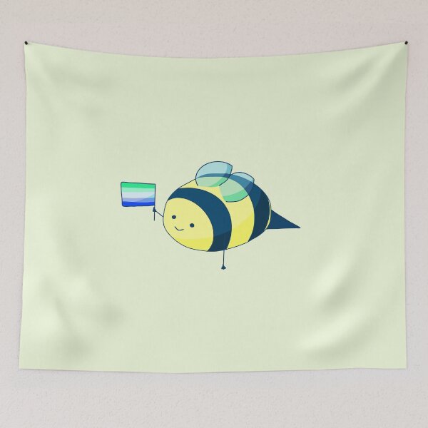 Item preview, Gay Man Pride Bee designed and sold by ForTheFrogWar.