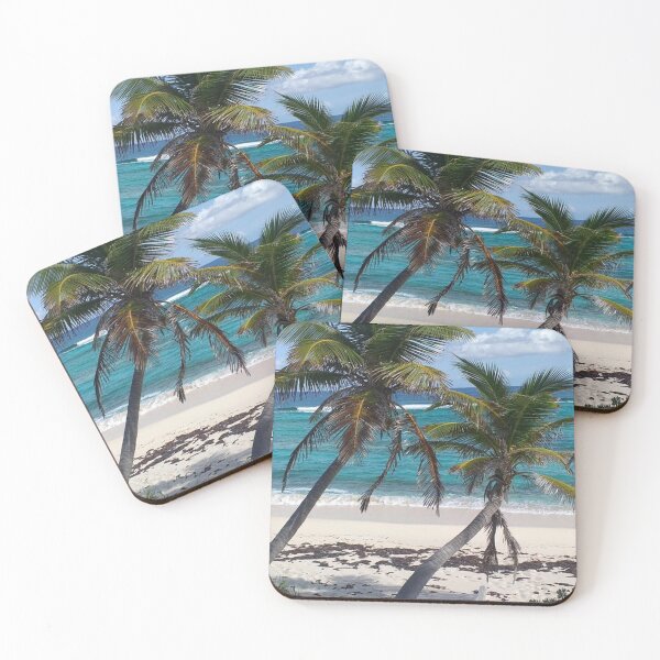 Item preview, Long Island Bahamas Twin Coconut Trees designed and sold by SaSaBoutique.