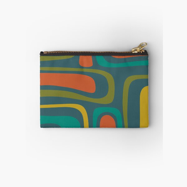 Item preview, Palm Springs Retro Midcentury Modern Abstract Pattern in Mid Mod Orange, Olive, Teal, and Mustard designed and sold by kierkegaard.