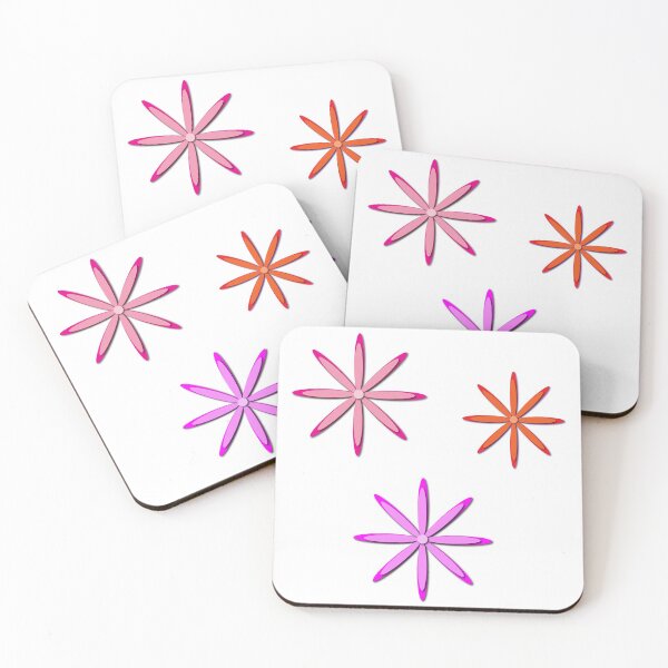 Item preview, Three paper cut flower stickers sticker pack designed and sold by StickersbyVW.