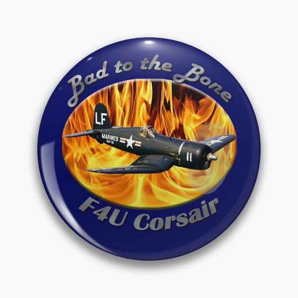 Item preview, F4U Corsair Bad To The Bone designed and sold by hotcarshirts.