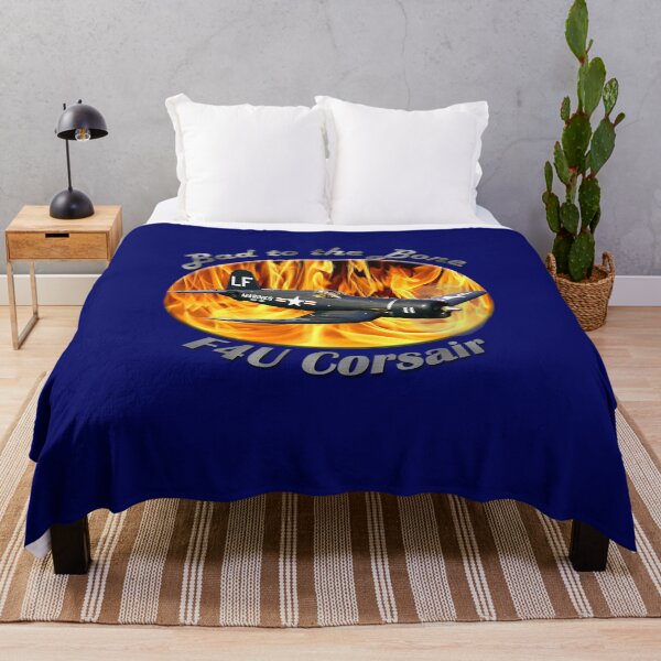 Artikelvorschau, F4U Corsair Bad To The Bone entworfen und verkauft von hotcarshirts.