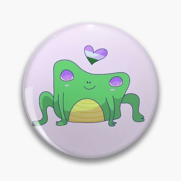 Item preview, Genderqueer Pride Frog designed and sold by ForTheFrogWar.