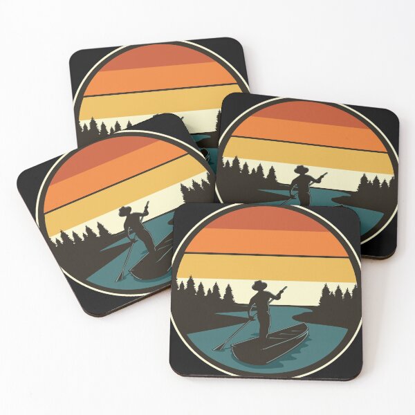 Item preview, River And Boat Silhouette designed and sold by OnlyPrint20.