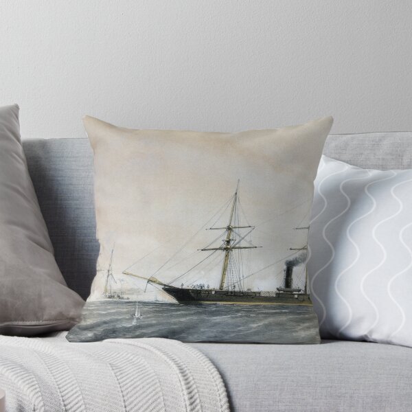 Item preview, Naval Battle Of The Alabama and The Kearsarge Off Cherbourg - 1864 designed and sold by warishellstore.