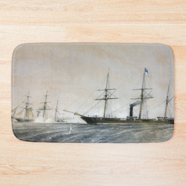 Item preview, Naval Battle Of The Alabama and The Kearsarge Off Cherbourg - 1864 designed and sold by warishellstore.