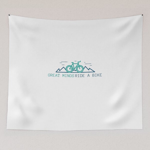 Item preview, Bicycle Rider Great Minds designed and sold by Hooked-Atire.