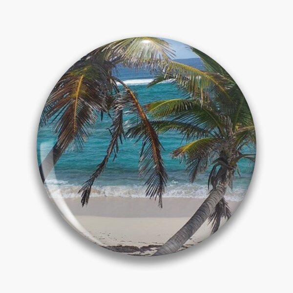 Item preview, Long Island Bahamas Twin Coconut Trees designed and sold by SaSaBoutique.
