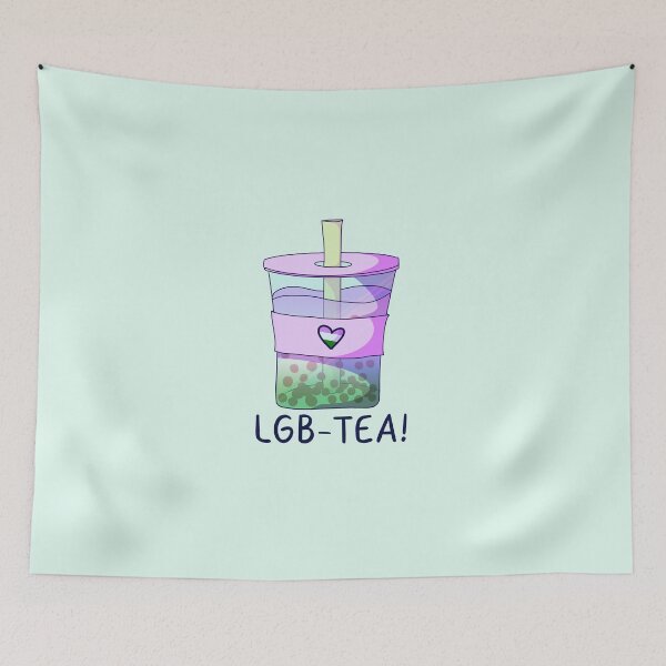 Item preview, Genderqueer Pride Bubble Tea designed and sold by ForTheFrogWar.