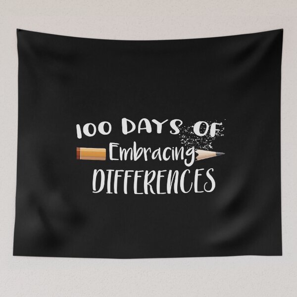 Item preview, 100 Days Of Embracing Differences Classic t-shirt designed and sold by Ikgha.