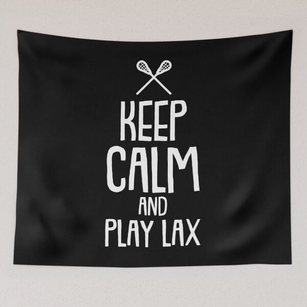Item preview, Keep Calm And Play Lax Lacrosse Clothing Lacrosse  designed and sold by Rzelemenz.