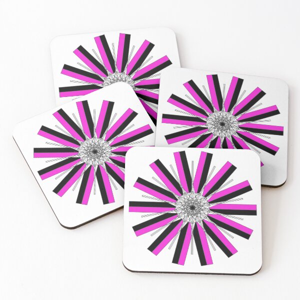 Artikelvorschau, Radspeichen-Blumenmuster geometrisches einfaches buntes Design entworfen und verkauft von Geo  Artwork.