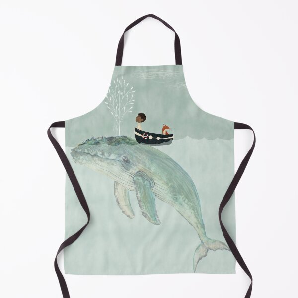 Item preview, whale Island dark haired designed and sold by Katherine Quinn Illustration.