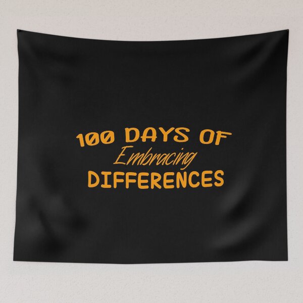 Item preview, 100 Days Of Embracing Differences Essentiel t-shirt designed and sold by Ikgha.
