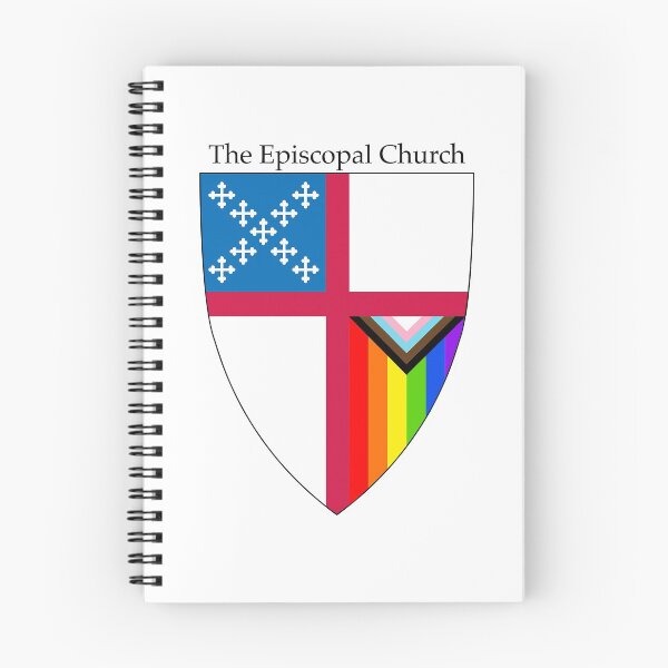 Item preview, Escudo de la Iglesia Episcopal con la bandera del orgullo progresivo Arco iris vertical PNG Recorte 1 designed and sold by litmusician.