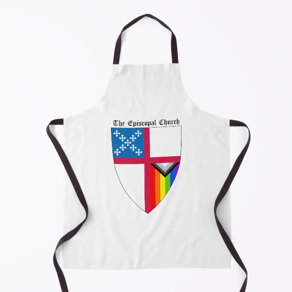 Item preview, Episcopal Church Shield with Progressive Pride Flag Vertical Rainbow PNG Cut Out 2 designed and sold by litmusician.