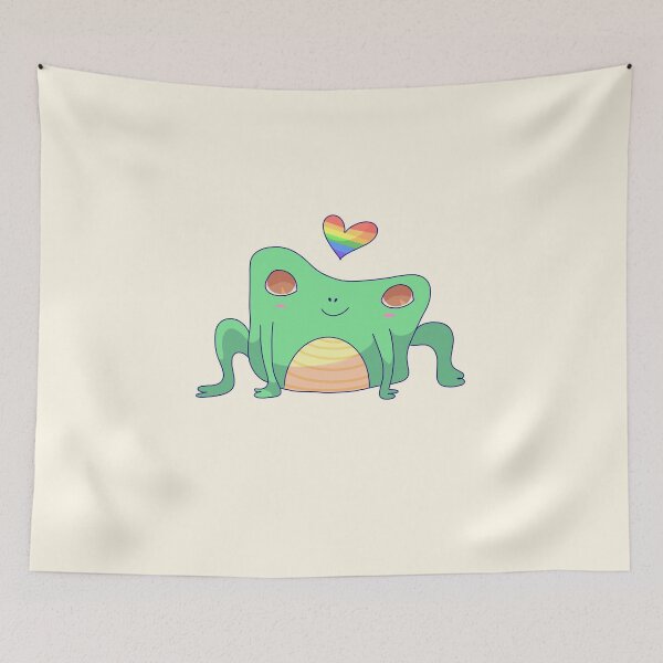 Item preview, Lgbt Rainbow Pride Flag Frog designed and sold by ForTheFrogWar.