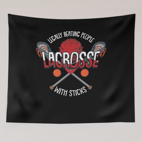 Item preview, Lacrosse Legally beating People with a Stick  Lacrosse  designed and sold by Rzelemenz.