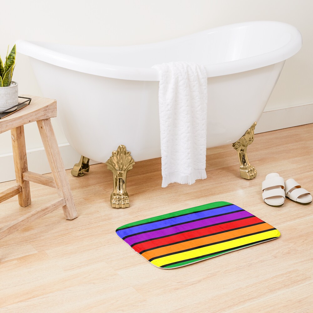 Item preview, Bath Mat designed and sold by rainbowarray.