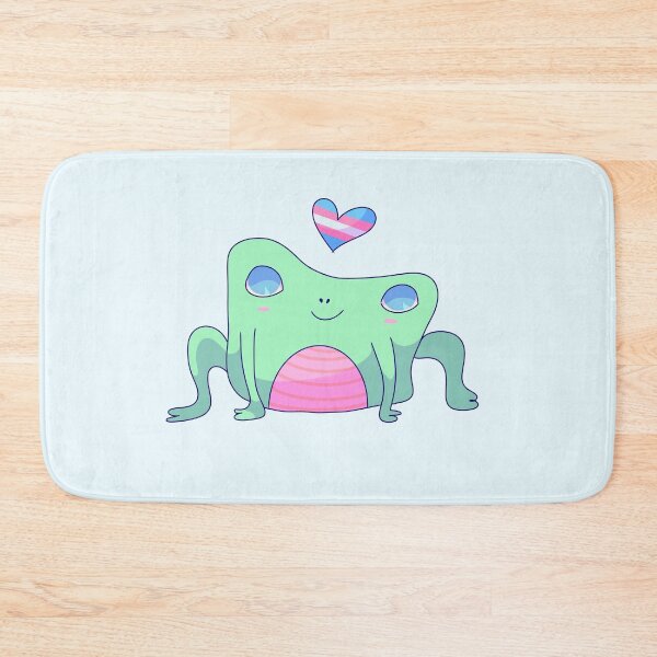 Item preview, Trans Pride Flag Frog designed and sold by ForTheFrogWar.