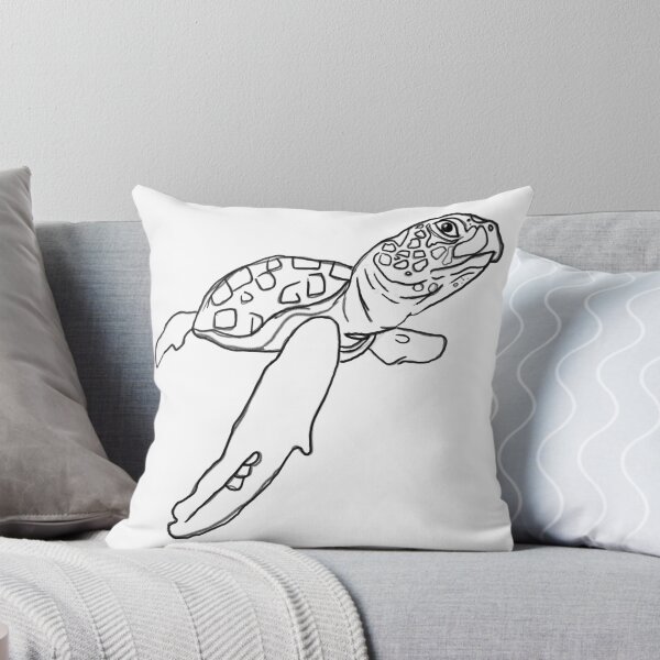 Item preview, Sketchy Sea Turtle designed and sold by Caitlin Dahlstrom.
