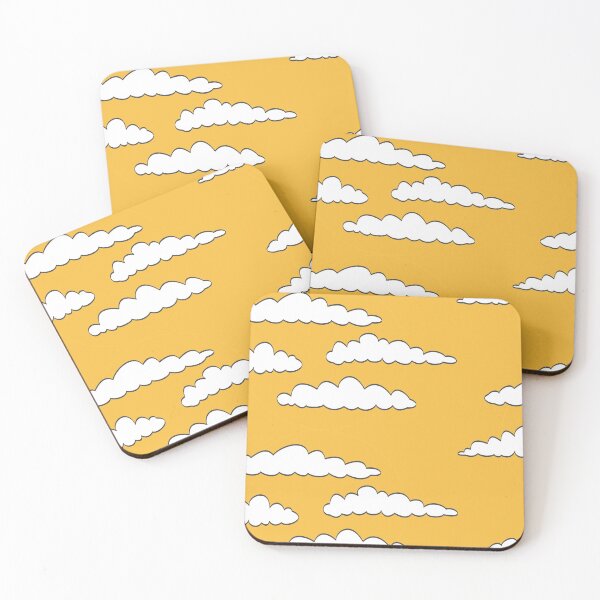 Item preview, White clouds on peach sky designed and sold by Raphanaja.