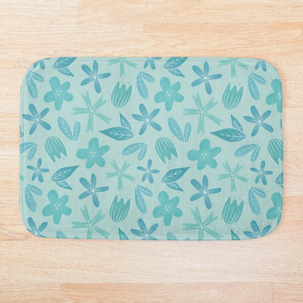 Item preview, Cute Floral Pattern Blue designed and sold by CutiPiStudios.
