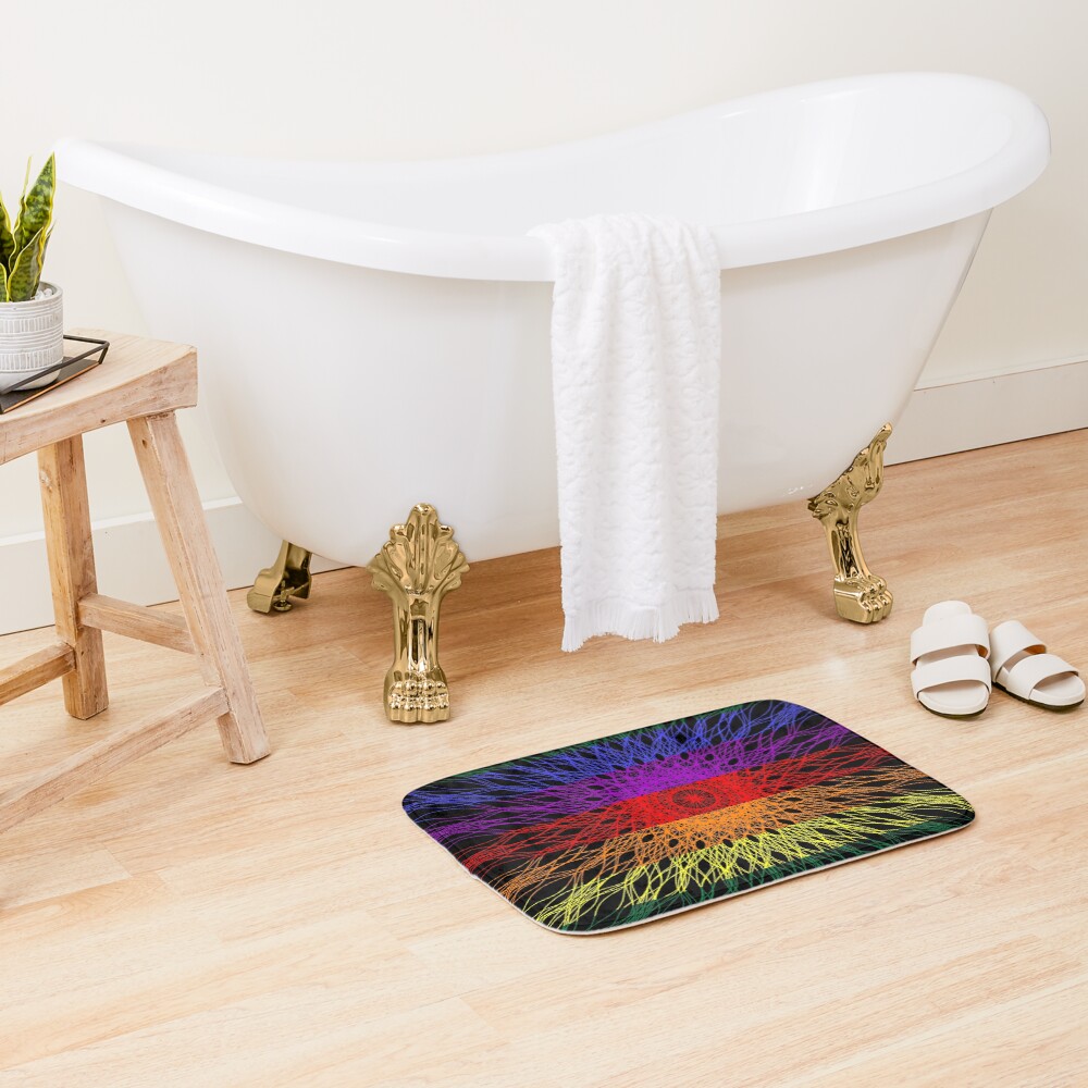 Item preview, Bath Mat designed and sold by rainbowarray.