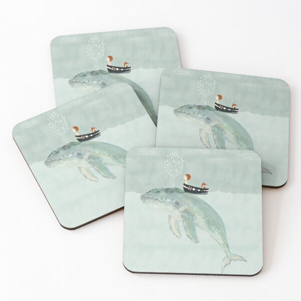Item preview, Whale Island red haired designed and sold by Katherine Quinn Illustration.