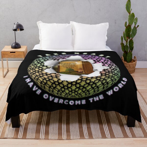 Item preview, Take Heart, I Have Overcome the World - Christian Bible Verse John 16:33 designed and sold by TheKingdomAttic.
