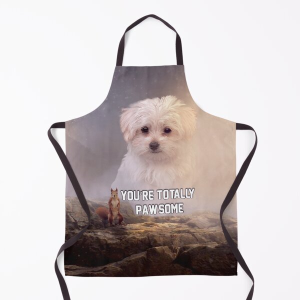 Item preview, maltese and squirrel you're totally pawsome designed and sold by koalas1414.