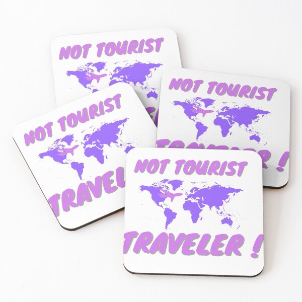 Item preview, Not tourist - Traveler purple  designed and sold by Soratravels.