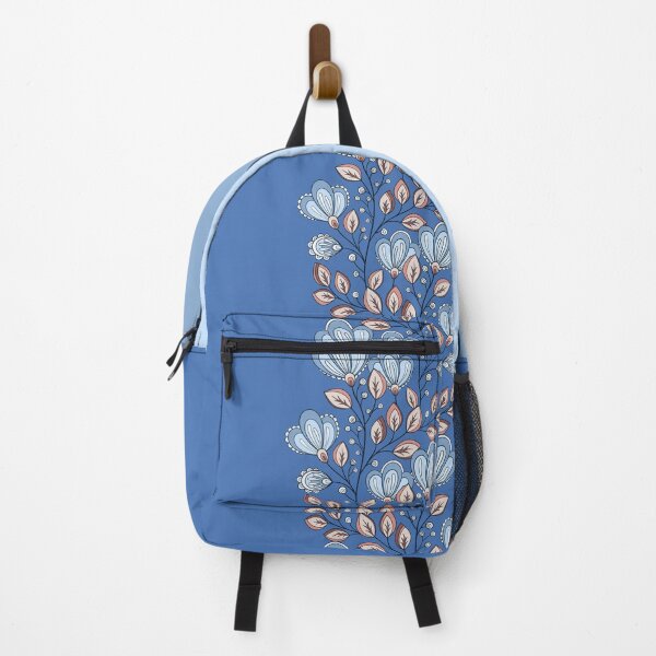 Item preview, Colored Striped Pattern with Vintage Floral Motifs designed and sold by lissantee.