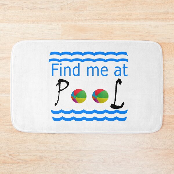 Item preview, Swimmer Quote:find me at the pool designed and sold by merchfun2.