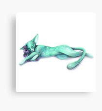 Snuggle Kitty Metal Print