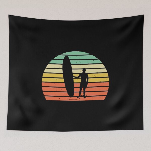 Item preview, Longboard Surfing Surfer  Vintage designed and sold by EstelleStar.