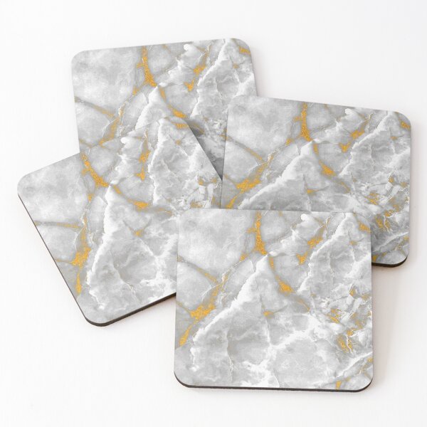 Item preview, Gold and Silver Marble designed and sold by WOW TeesAndThings.