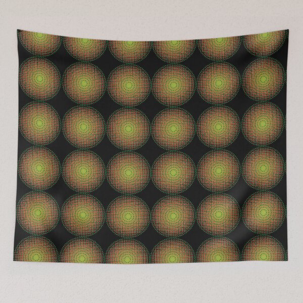 Item preview, Multiple circle dotted pattern designed and sold by Pixelcraftsmith.