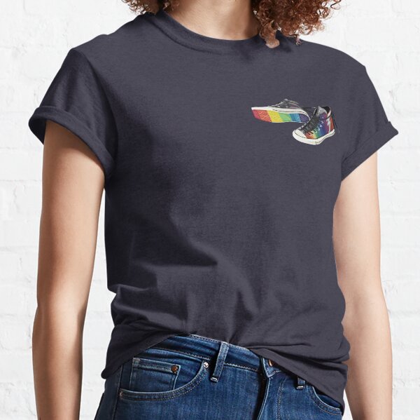 converse rainbow shirt