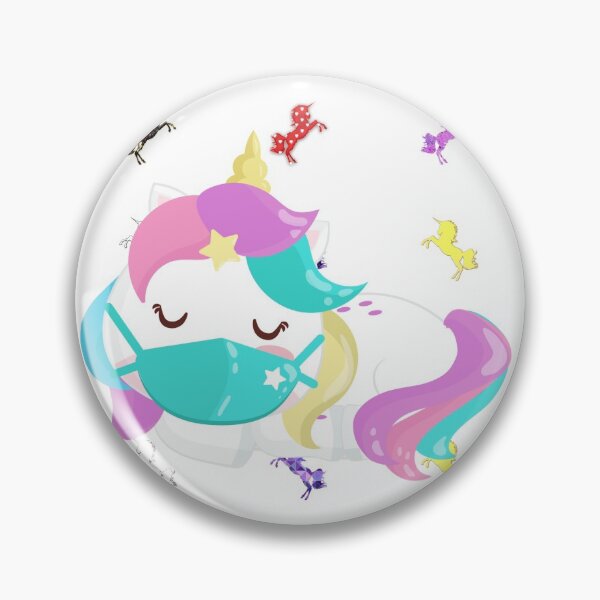 Item preview, Covid Free Unicorn designed and sold by WildingClan.