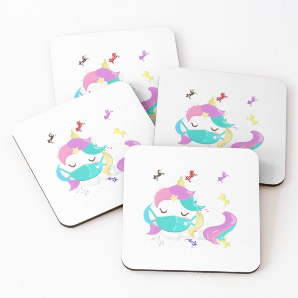 Item preview, Covid Free Unicorn designed and sold by WildingClan.