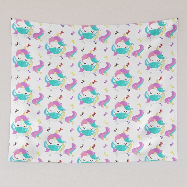 Item preview, Covid Free Unicorn designed and sold by WildingClan.