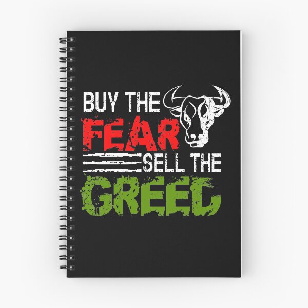 Item preview, Buy the Fear Sell the Greed Day Trader Investing Saying designed and sold by pearlindustries.