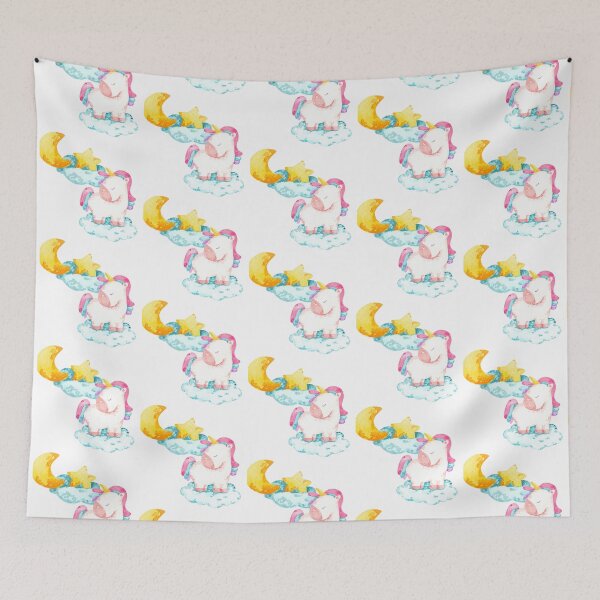 Item preview, Moon and Star with Unicorn designed and sold by WildingClan.