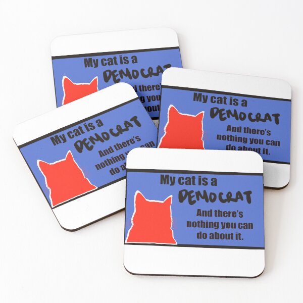 Item preview, Democrat Cat Humor designed and sold by Brenna Langdon.